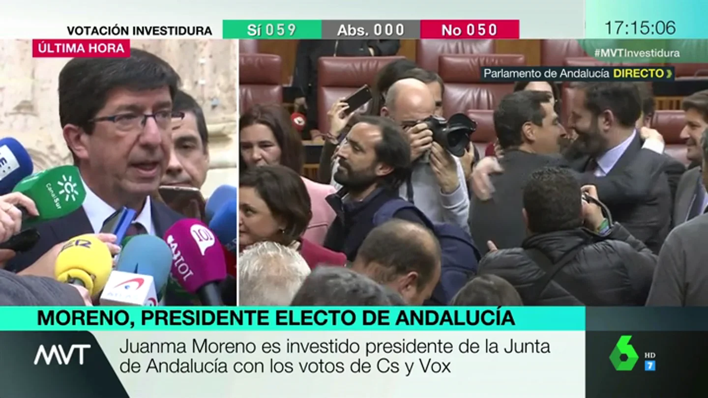 Juan Marín, presidente de Ciudadanos en el Parlamento de Andalucía Juan Marín, presidente de Ciudadanos en el Parlamento de Andalucía