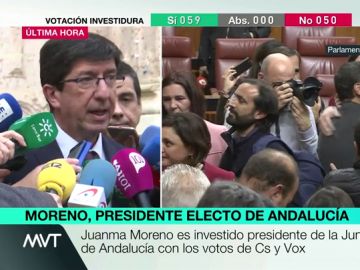 Juan Marín, presidente de Ciudadanos en el Parlamento de Andalucía Juan Marín, presidente de Ciudadanos en el Parlamento de Andalucía