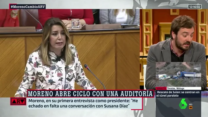 Susana Díaz y Jorge Bustos