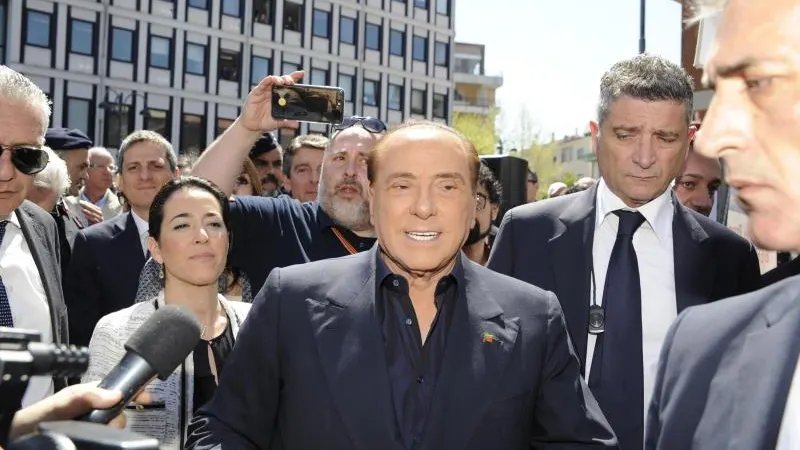 Silvio Berlusconi en un acto