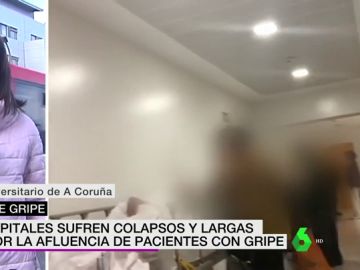 La gripe, epidemia en media España: colapso en los pasillos de los hospitales gallegos La gripe, epidemia en media España: colapso en los pasillos de los hospitales gallegos