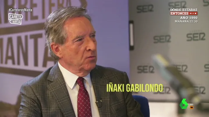 El periodista Iñaki Gabilondo