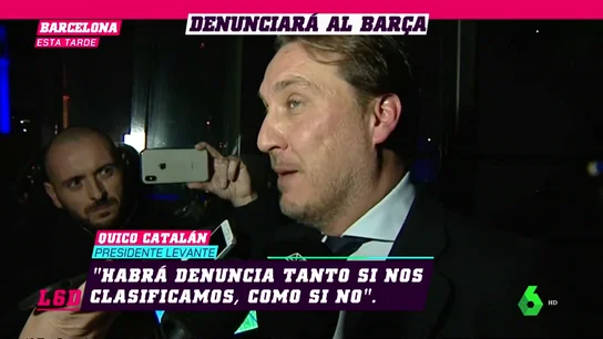 El Levante confirma que denunciará al Barça por alineación indebida en Copa del Rey El Levante confirma que denunciará al Barça por alineación indebida en Copa del Rey
