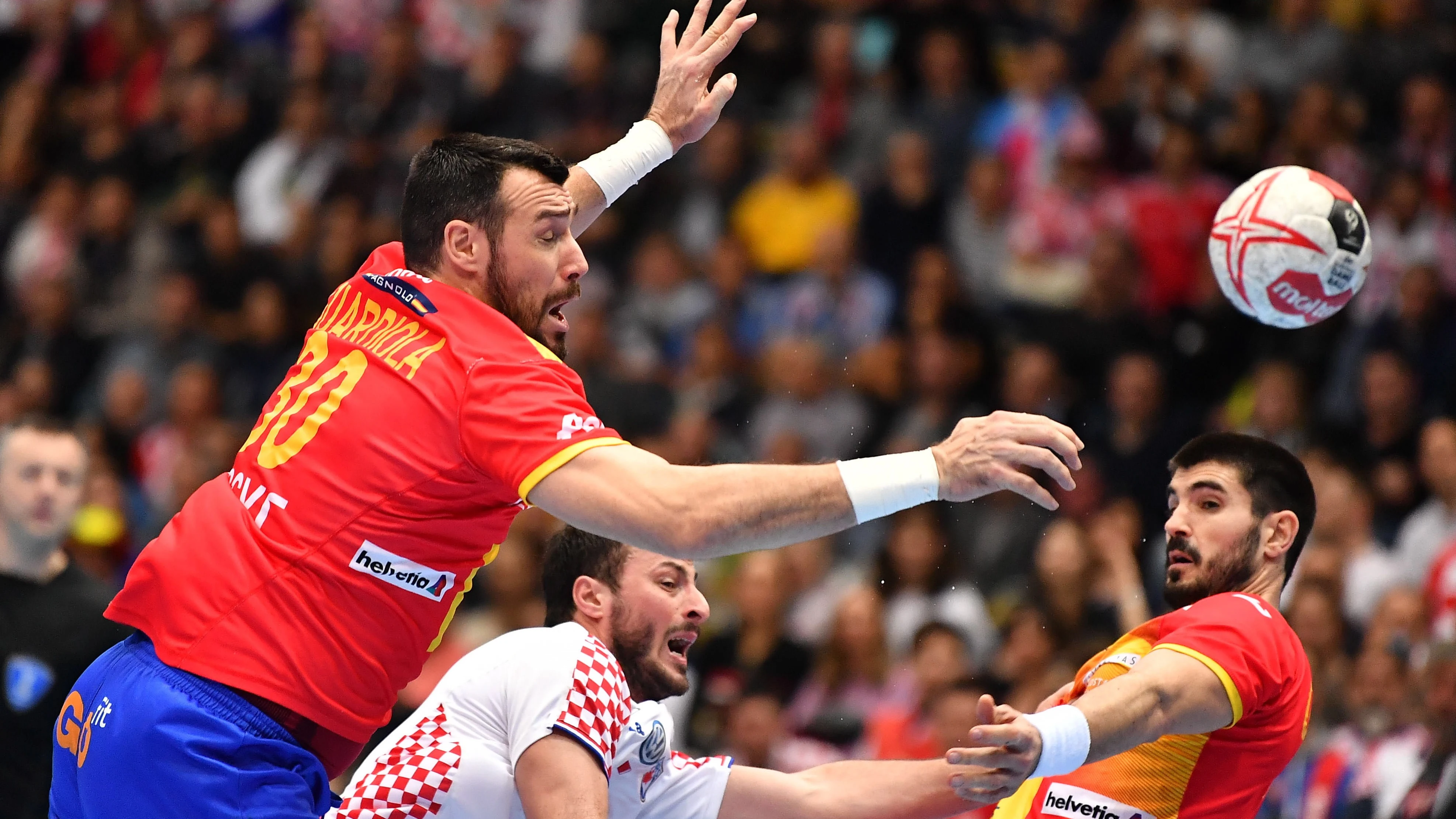 La selección española de balonmano se enfrenta a Croacia en el Mundial