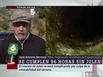 El experto en Espeleología José Antonio Berrocal El experto en Espeleología José Antonio Berrocal