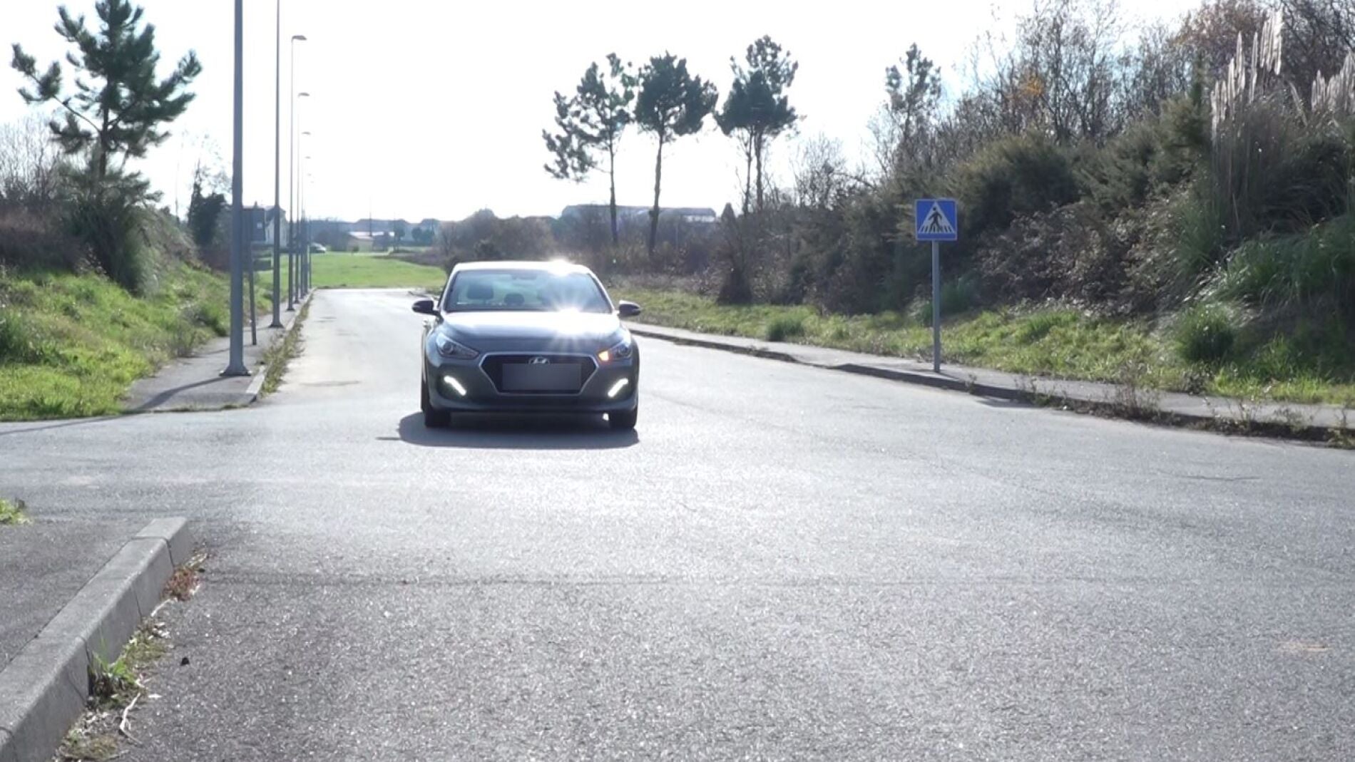 Cruce en la carretera