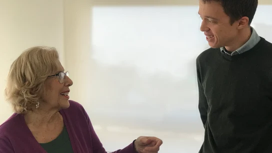 Manuela Carmena, alcaldesa de Madrid, junto a Iñigo Errejón, diputado de Podemos. Manuela Carmena, alcaldesa de Madrid, junto a Iñigo Errejón, diputado de Podemos.