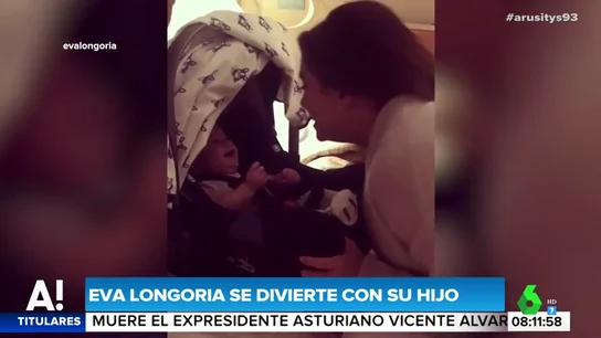 El divertido vídeo de Eva Longoria jugando con su hijo de siete meses El divertido vídeo de Eva Longoria jugando con su hijo de siete meses