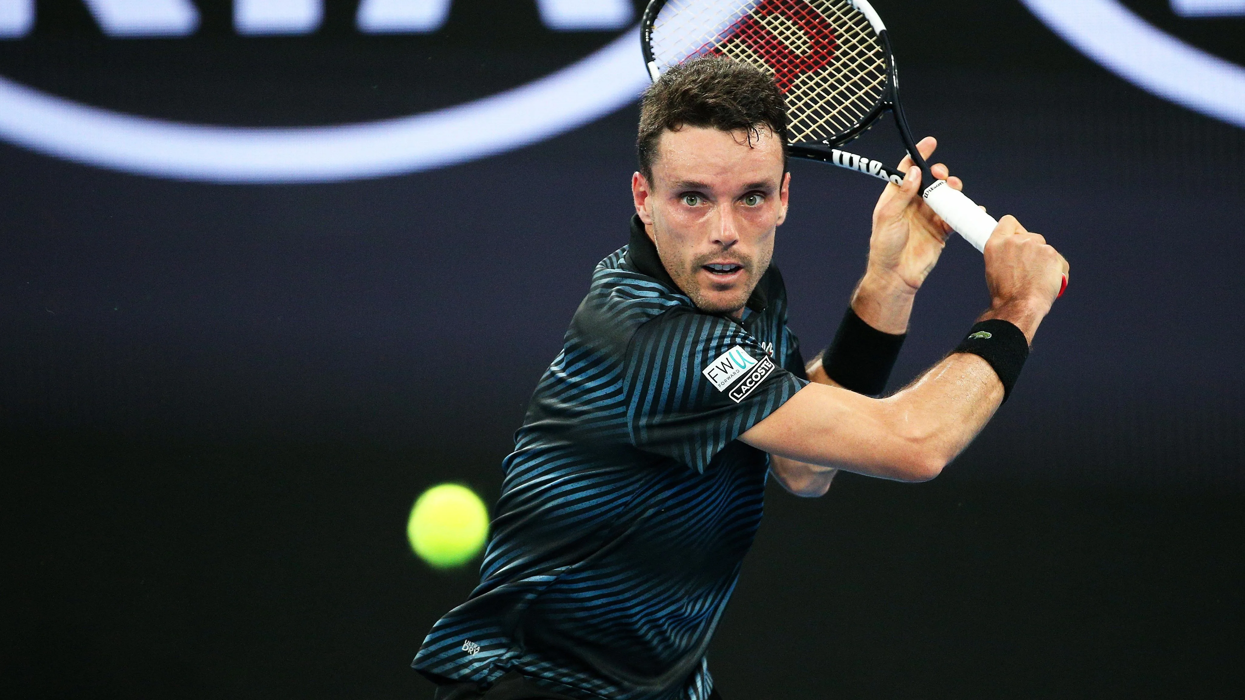 Bautista, en el partido contra Khachanov