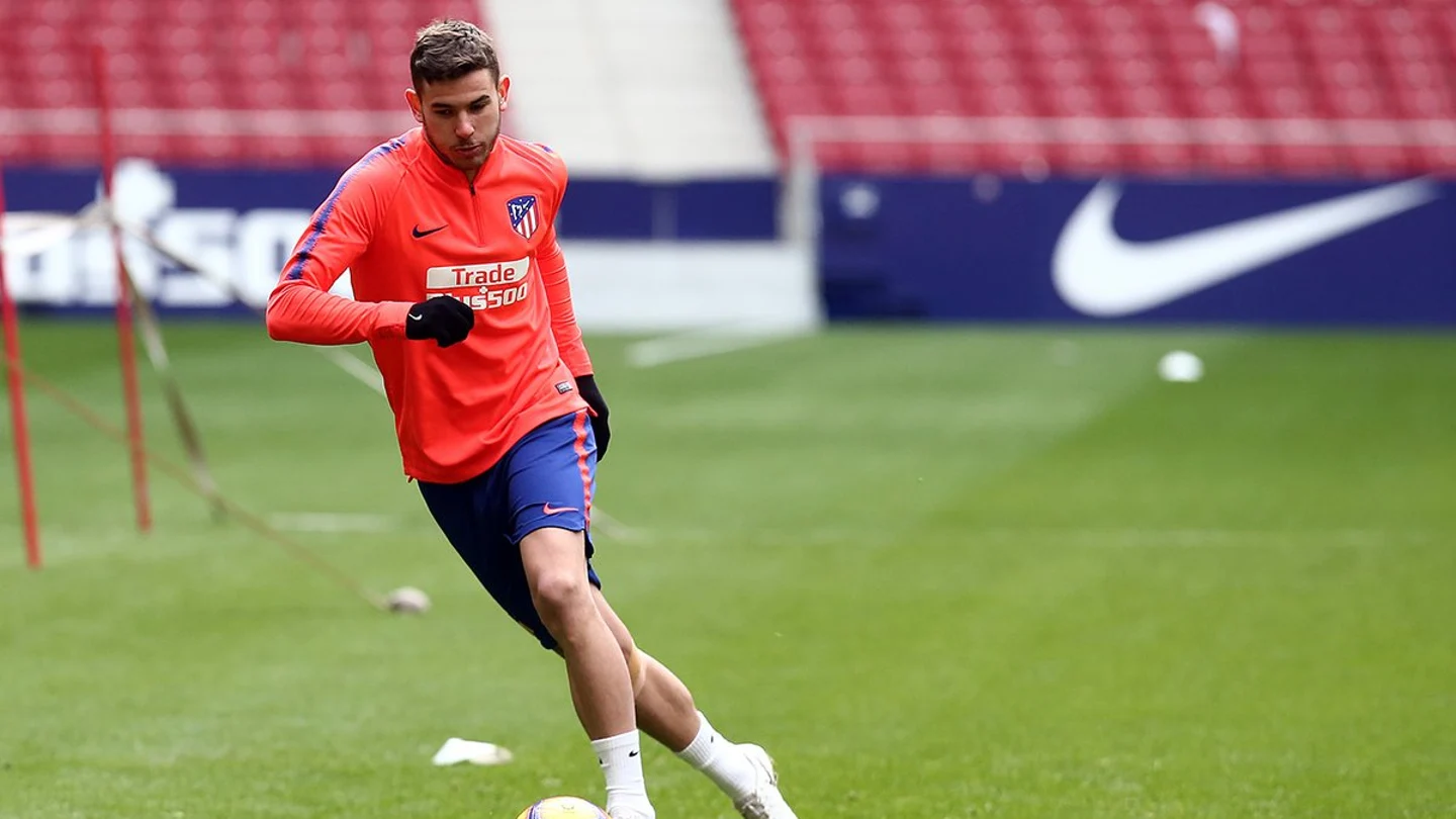 Lucas, en un entrenamiento Lucas, en un entrenamiento