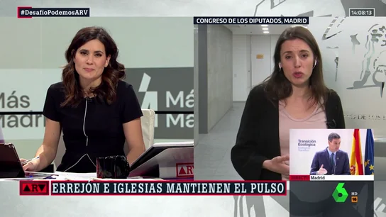 Montero, sobre si Errejón está fuera de Podemos: "Es evidente. A alguien que se ha ido no se le puede echar" Montero, sobre si Errejón está fuera de Podemos: "Es evidente. A alguien que se ha ido no se le puede echar"
