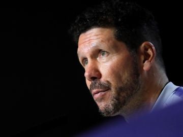 Simeone en rueda de prensa Simeone en rueda de prensa