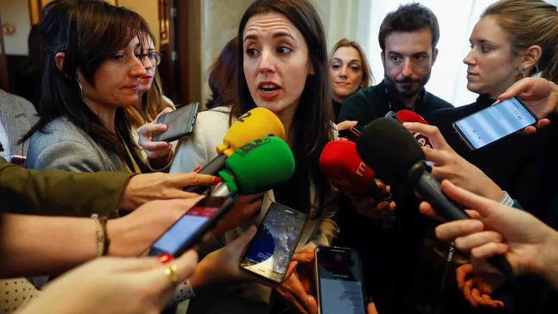 Irene Montero en el Congreso