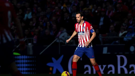 Diego Godín en un partido del Atlético de Madrid Diego Godín en un partido del Atlético de Madrid