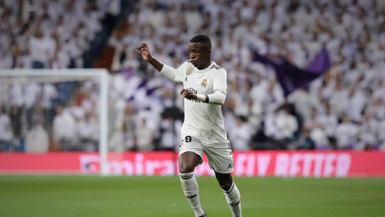 Vinícius Jr en un partido con el Real Madrid Vinícius Jr en un partido con el Real Madrid