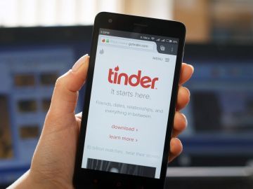 Aplicación Tinder (Archivo) Aplicación Tinder (Archivo)