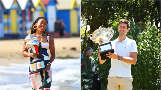 Naomi Osaka y Novak Djokovic, campeones del Open de Australia 2019 Naomi Osaka y Novak Djokovic, campeones del Open de Australia 2019
