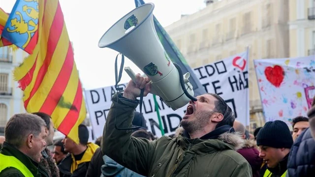 Protesta de taxistas