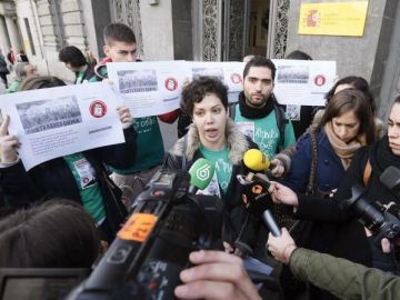 Ana García, secretaria general del Sindicato de Estudiantes, anuncia una huelga general para el 8-M Ana García, secretaria general del Sindicato de Estudiantes, anuncia una huelga general para el 8-M