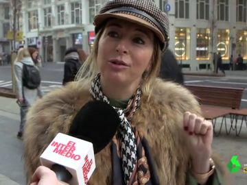 Mujer en el centro de Madrid Mujer en el centro de Madrid