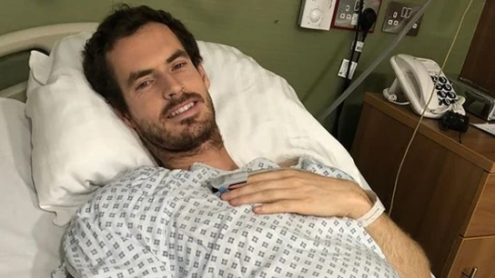 Andy Murray, tras su operación de cadera en Londres Andy Murray, tras su operación de cadera en Londres