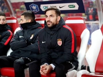 Cesc Fàbregas, en el banquillo Cesc Fàbregas, en el banquillo
