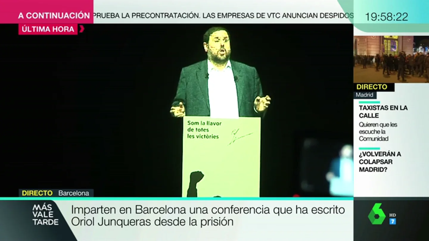 Holograma de Oriol Junqueras Holograma de Oriol Junqueras