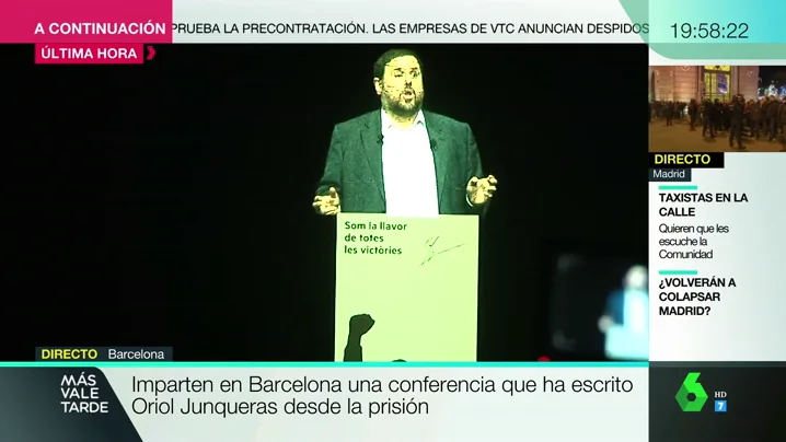 Holograma de Oriol Junqueras Holograma de Oriol Junqueras