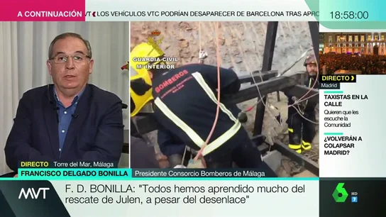 Francisco Delgado Bonilla, presidente del Consorcio de Bomberos de Málaga Francisco Delgado Bonilla, presidente del Consorcio de Bomberos de Málaga