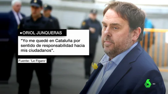 Oriol Junqueras, muy duro con Puigdemont: "Sócrates y Séneca pudieron huir y no lo hicieron" Oriol Junqueras, muy duro con Puigdemont: "Sócrates y Séneca pudieron huir y no lo hicieron"