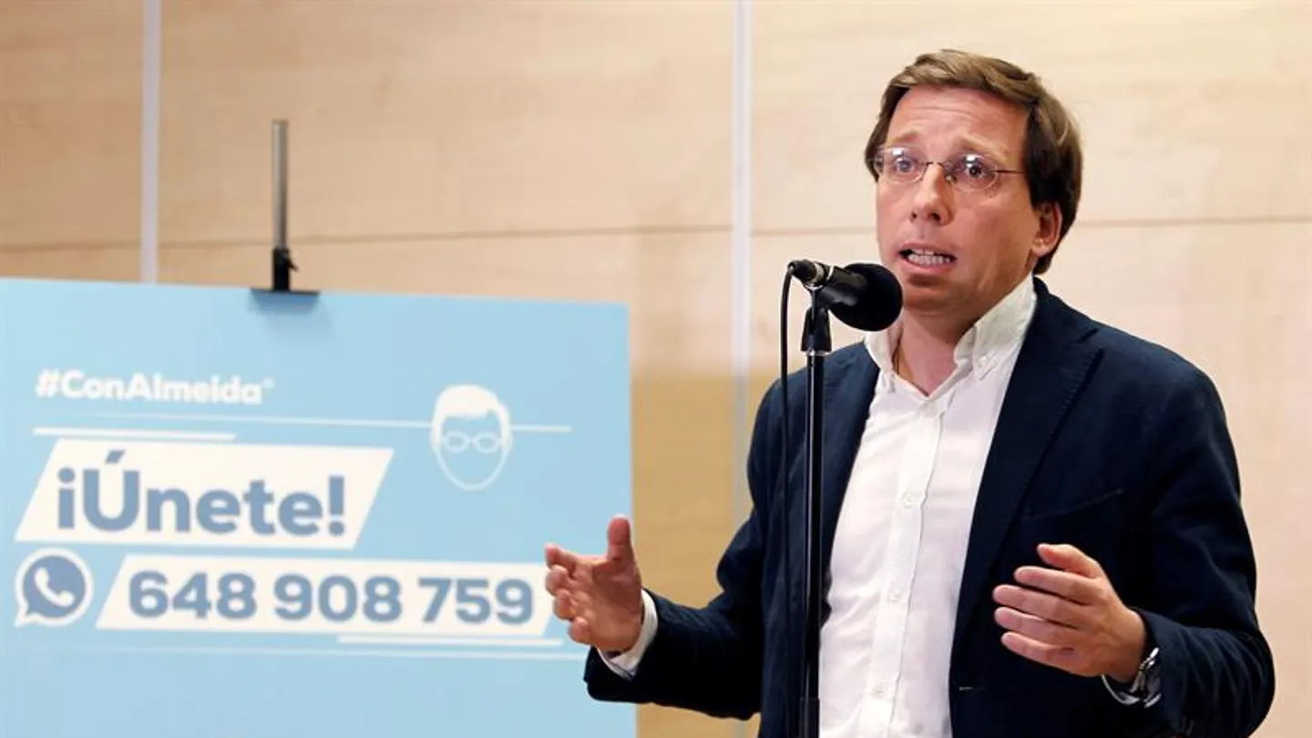 El candidato del PP a la Alcaldía de Madrid, José Luis Martínez-Almeida El candidato del PP a la Alcaldía de Madrid, José Luis Martínez-Almeida