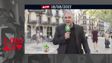 ARV cumple 2.000 programas: así vivimos en directo los atentados de Cataluña