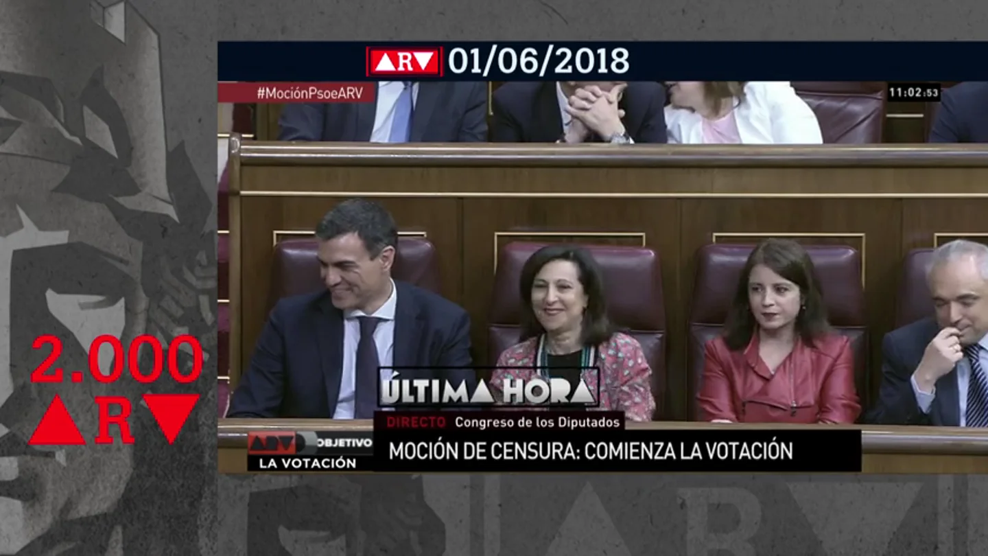 ARV cumple 2.000 programas: el día que Pedro Sánchez se convirtió en presidente del Gobierno ARV cumple 2.000 programas: el día que Pedro Sánchez se convirtió en presidente del Gobierno