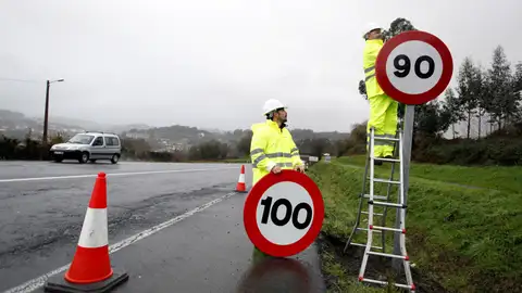 Señal de 90 km/h Señal de 90 km/h