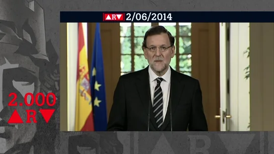 Mariano Rajoy anunció la abdicación del rey Juan Carlos en su hijo Felipe Mariano Rajoy anunció la abdicación del rey Juan Carlos en su hijo Felipe
