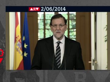 Mariano Rajoy anunció la abdicación del rey Juan Carlos en su hijo Felipe Mariano Rajoy anunció la abdicación del rey Juan Carlos en su hijo Felipe