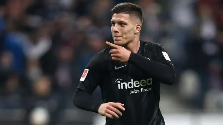 El delantero Luka Jovic.