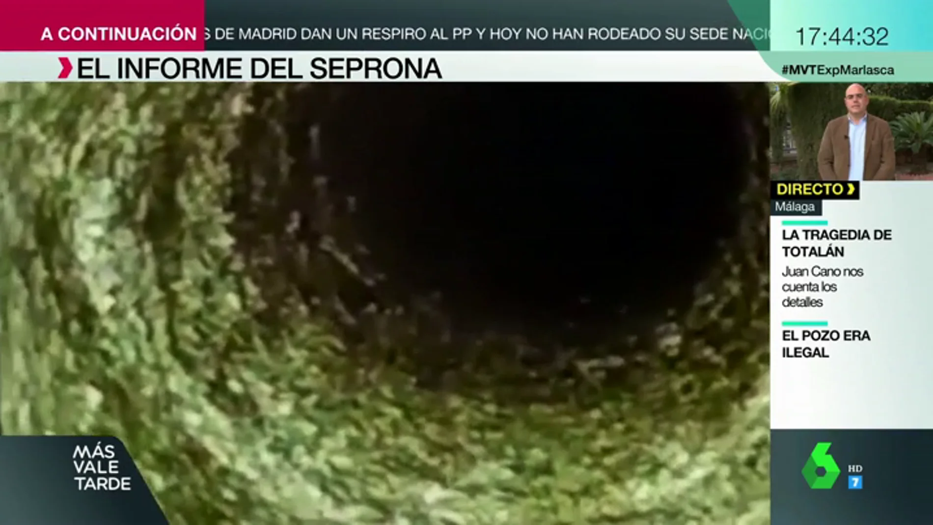 Caso Julen: El informe del Seprona confirma que el pozo y las obras en la finca de Totalán eran ilegales