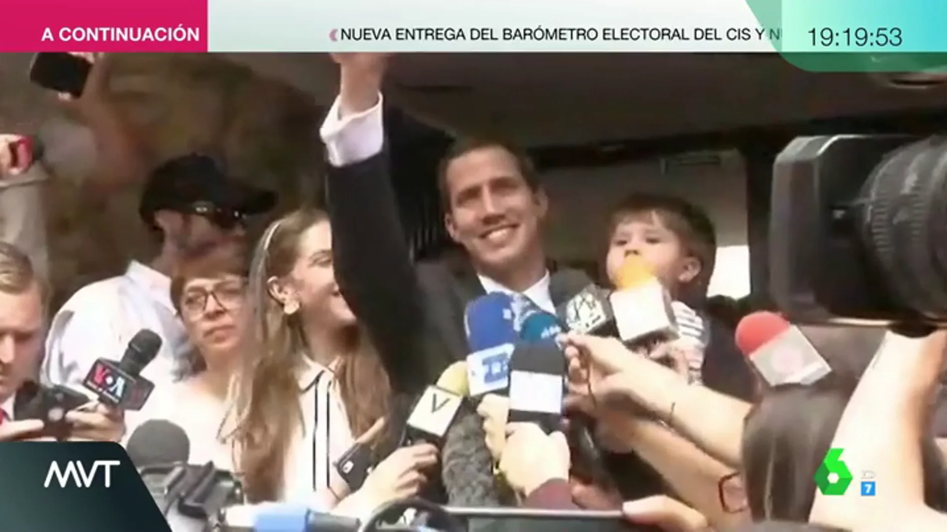 Guaidó denuncia la entrada de la Policía en su casa y afirma que teme por la seguridad de su familia