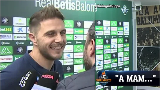 La reacción del vestuario del Betis con los goles del Barça La reacción del vestuario del Betis con los goles del Barça