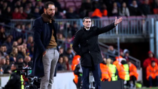 Ernesto Valverde, en la banda del Camp Nou Ernesto Valverde, en la banda del Camp Nou