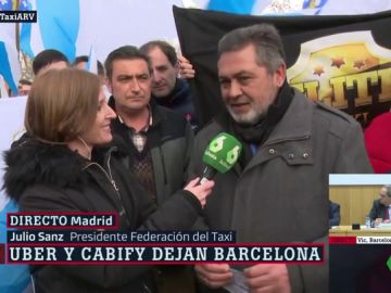 Julio Sanz, presidente de la Federación del Taxi Julio Sanz, presidente de la Federación del Taxi