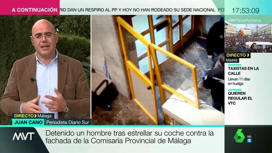 detenido estrellar coche detenido estrellar coche