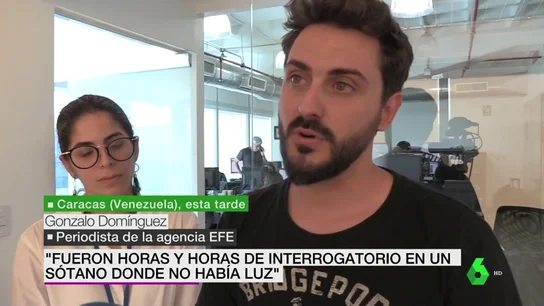 Gonzalo Domínguez, periodista español detenido en Venezuela Gonzalo Domínguez, periodista español detenido en Venezuela