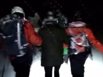 Rescatan a un joven con hipotermia en Siete Picos Rescatan a un joven con hipotermia en Siete Picos