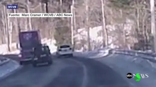Brutal accidente en Boston Brutal accidente en Boston