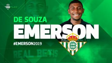 Emerson, nuevo jugador del Betis cedido por el Barça