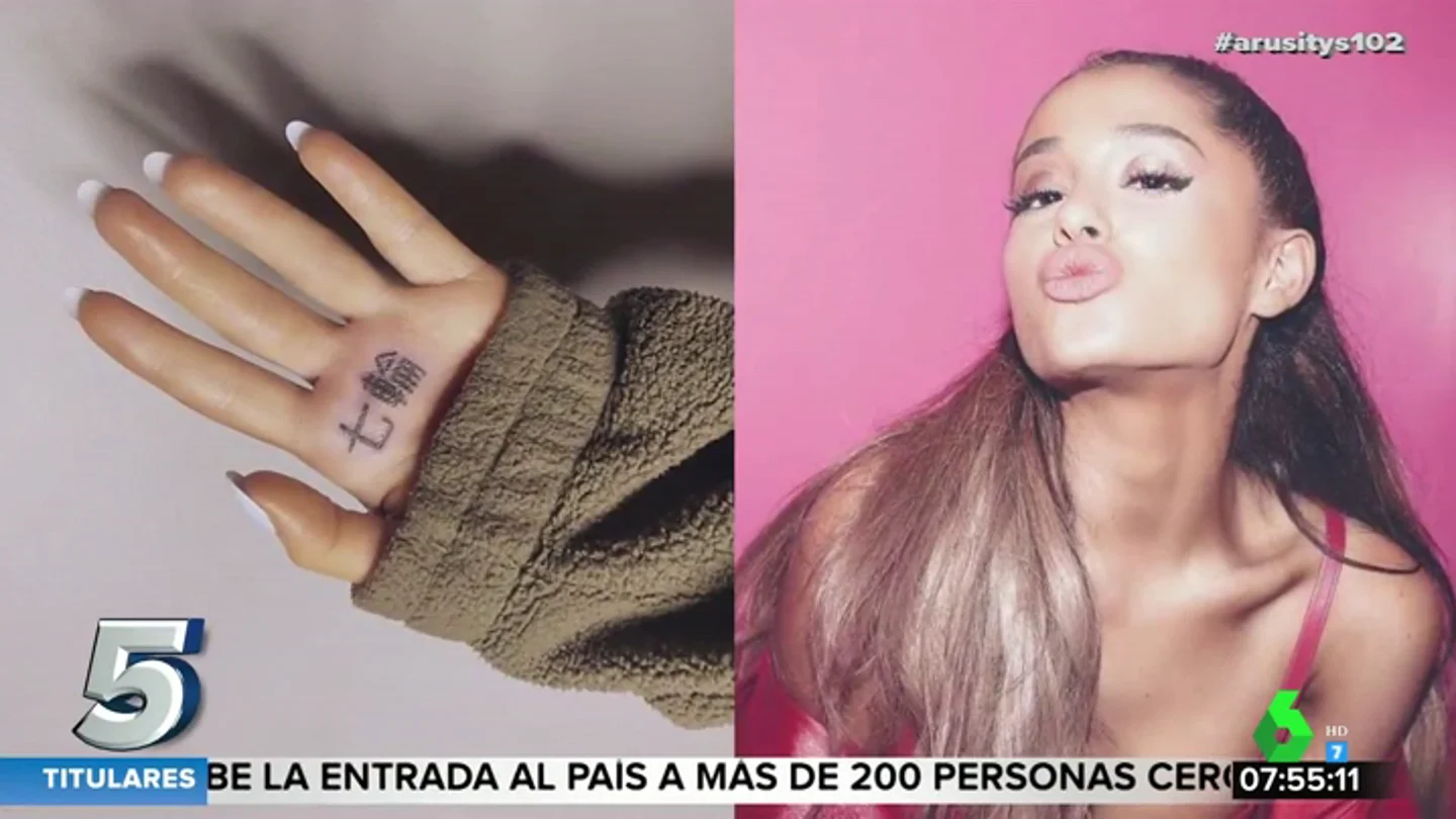El error de traducción al japonés en el tatuaje de Ariana Grande que se ha hecho viral El error de traducción al japonés en el tatuaje de Ariana Grande que se ha hecho viral