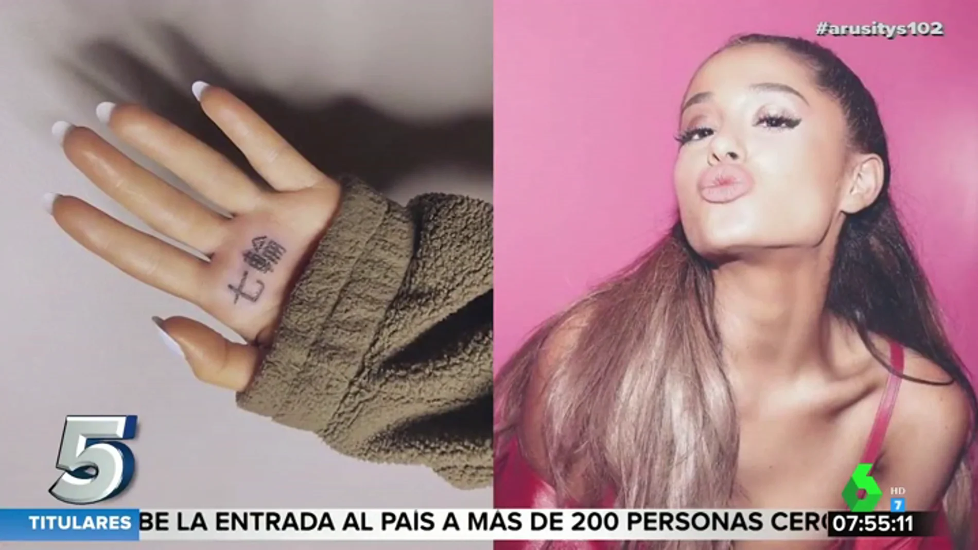 El error de traducción al japonés en el tatuaje de Ariana Grande que se ha hecho viral