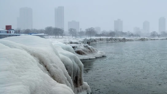 Frío extremo en Chicago por la rotura del vórtice polar Frío extremo en Chicago por la rotura del vórtice polar